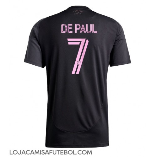 Camisa de Futebol Inter Miami Rodrigo De Paul #7 Equipamento Secundário 2025-26 Manga Curta